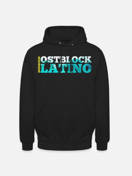 Ostblock Latino Kasache Kasachstan Geschenk - Unisex Hoodie - Schwarz