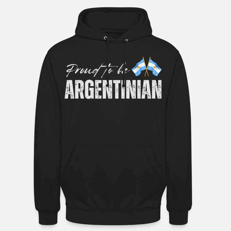 Stolzer Argentinier, ich liebe Argentinien - Unisex Hoodie - Schwarz