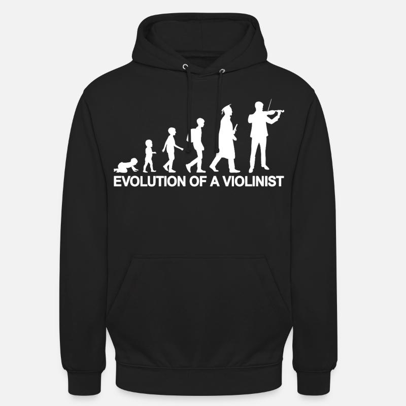 Development of a violinist - Unisex Hoodie - black