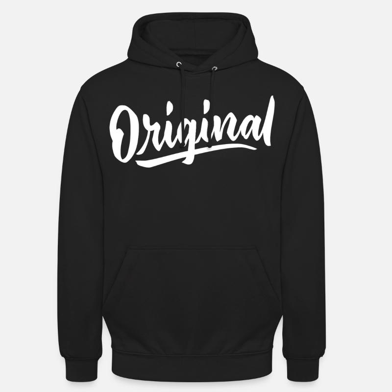 Langue source - Sweat-shirt à capuche unisexe - noir