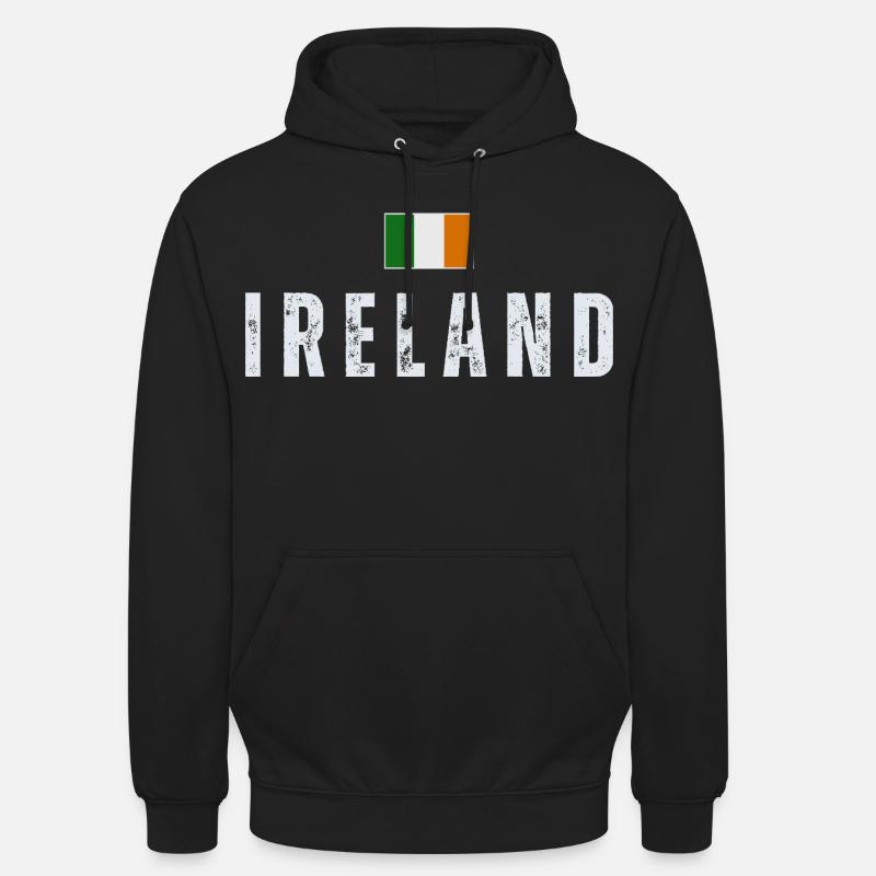 Drapeau de l’Irlande, Irish Pride - Sweat-shirt à capuche unisexe - noir