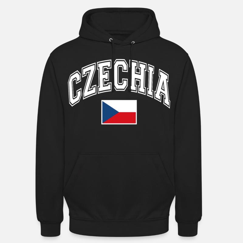 Drapeau de la République tchèque - Sweat-shirt à capuche unisexe - noir