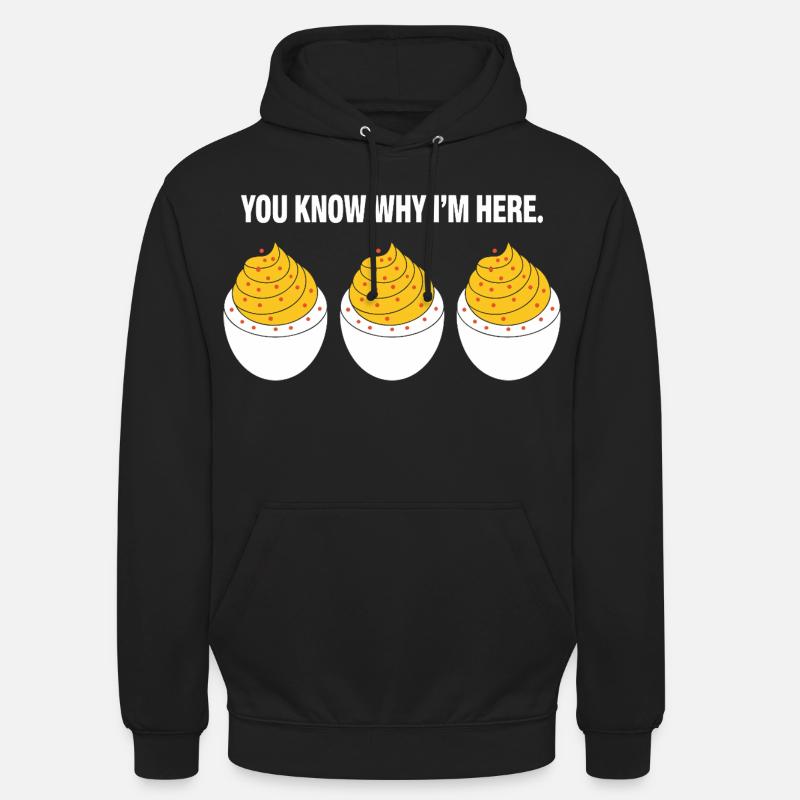 Gefüllte Eier - Unisex Hoodie - Schwarz