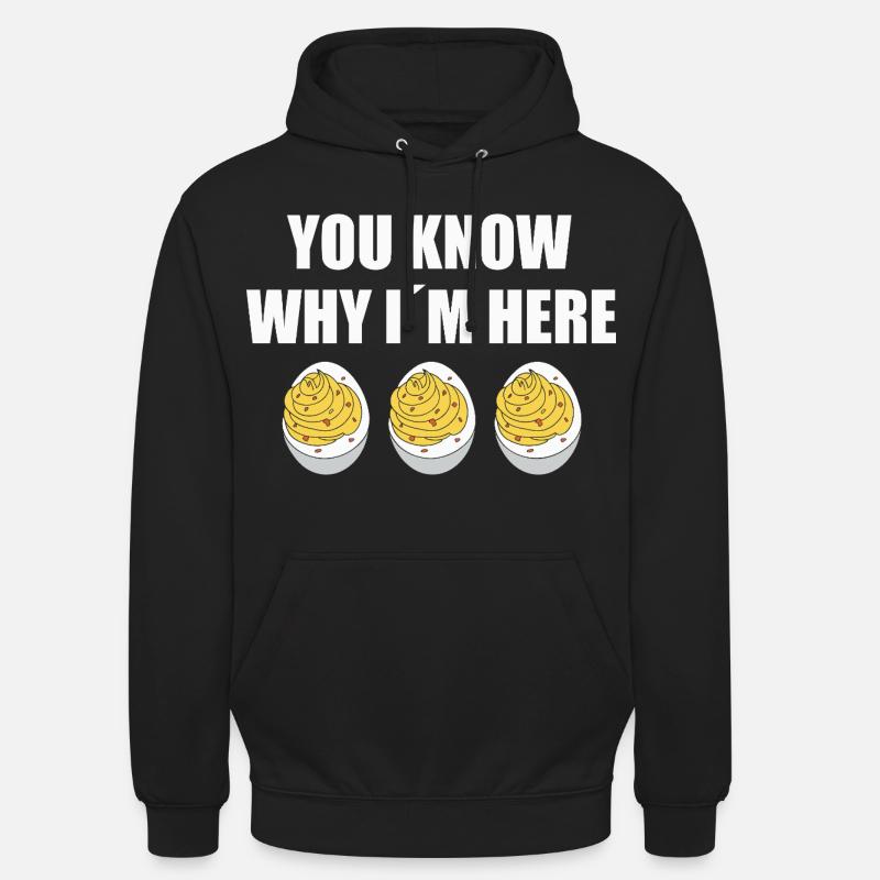 Gefüllte Eier - Unisex Hoodie - Schwarz