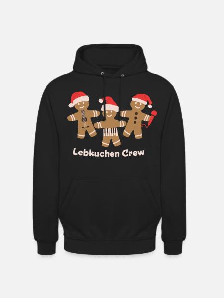 Gingerbread Crew Music Musician - Unisex Hoodie - black