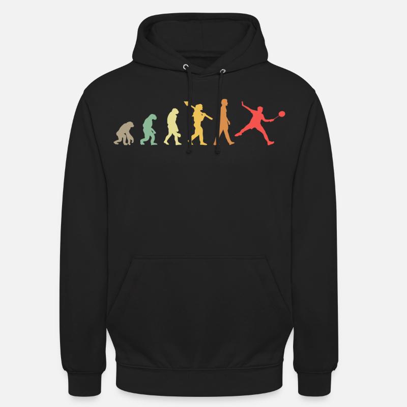 Badminton Evolution - Unisex Hoodie - Schwarz