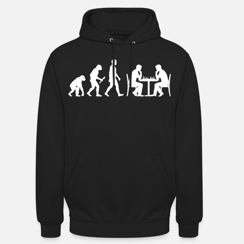 Chess Evolution – The Path to Grandmaster - Unisex Hoodie - black