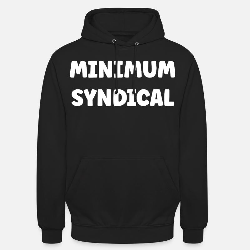 Gewerkschaftsminimum - Unisex Hoodie - Schwarz
