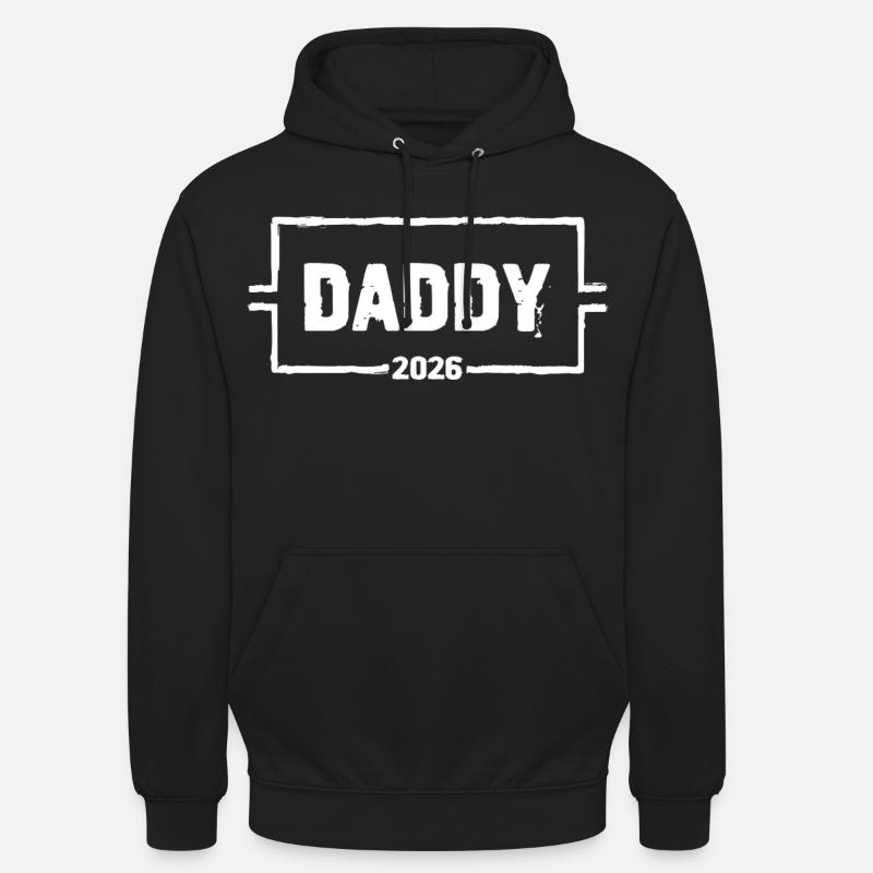 DADDY 2026 Stolzer werdender Vater - Unisex Hoodie - Schwarz