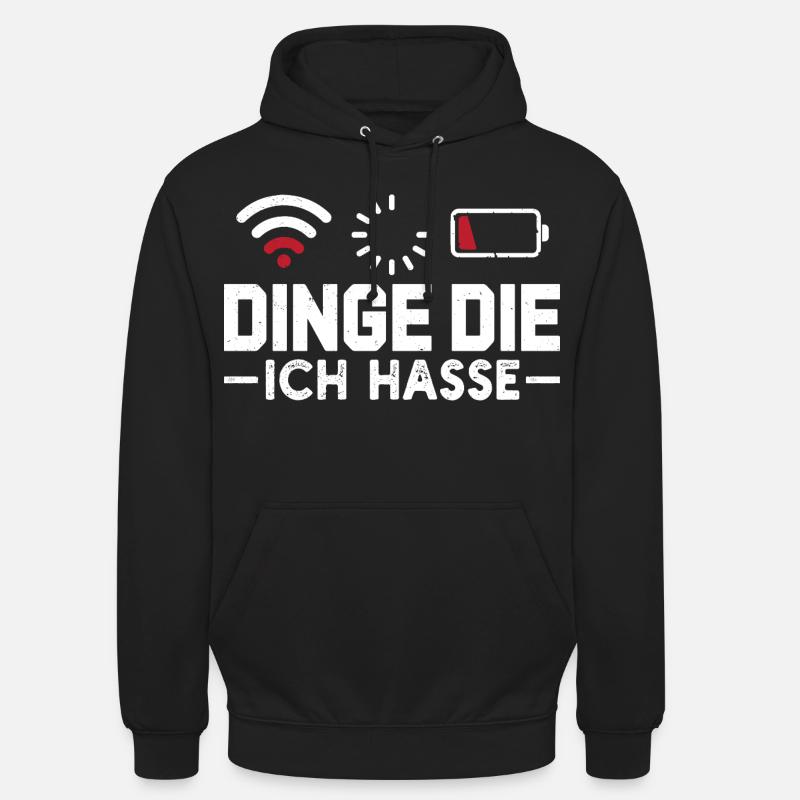 Nerd Computer THINGS I HATE FUNNY Unisex Hoodie