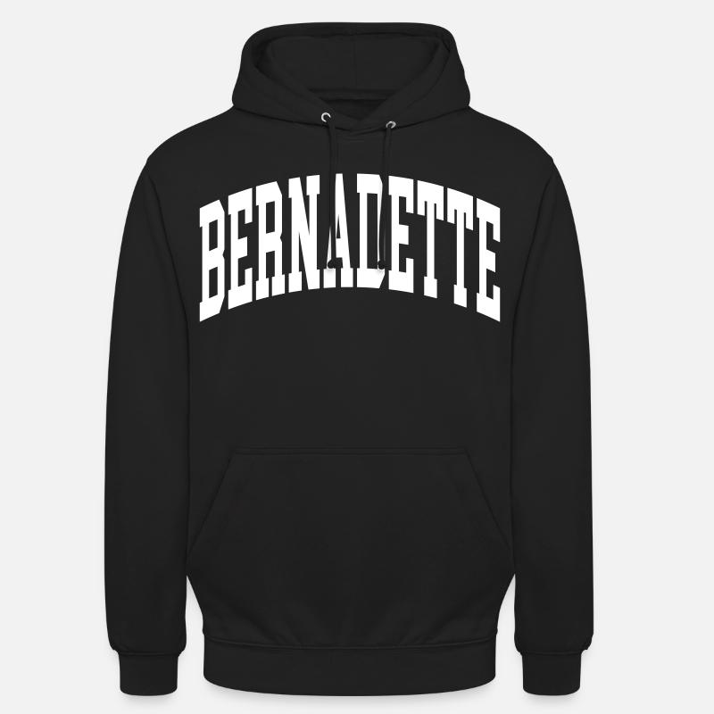 Bernadette - Sweat-shirt à capuche unisexe - noir