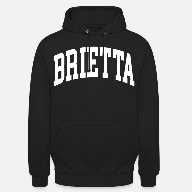 Brietta - Sweat-shirt à capuche unisexe - noir