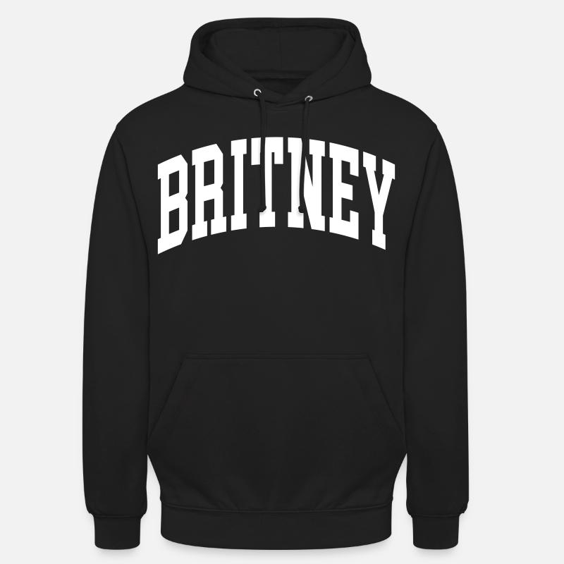 Britney - Sweat-shirt à capuche unisexe - noir
