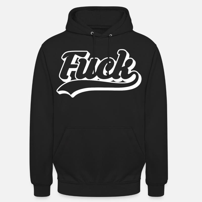 Scheiß auf das Retro-Skript - Unisex Hoodie - Schwarz