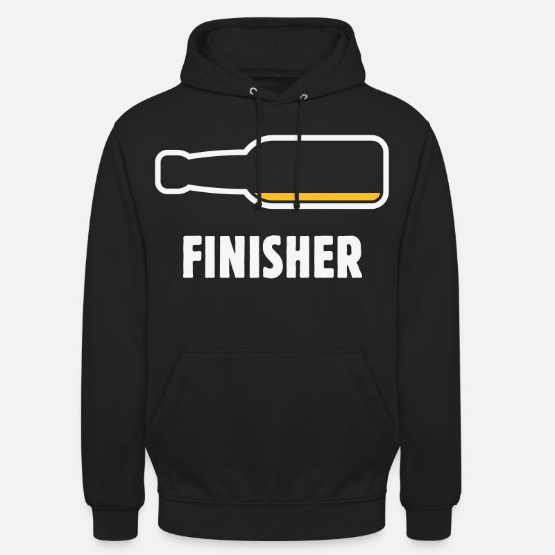 Finisher (Bier / Bierchen / Biertrinker / NEG 2C) - Unisex Hoodie - Schwarz