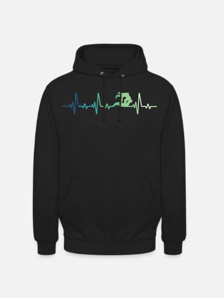 Jiu Jitsu Heartbeat Jiu-Jitsu - Unisex Hoodie - black