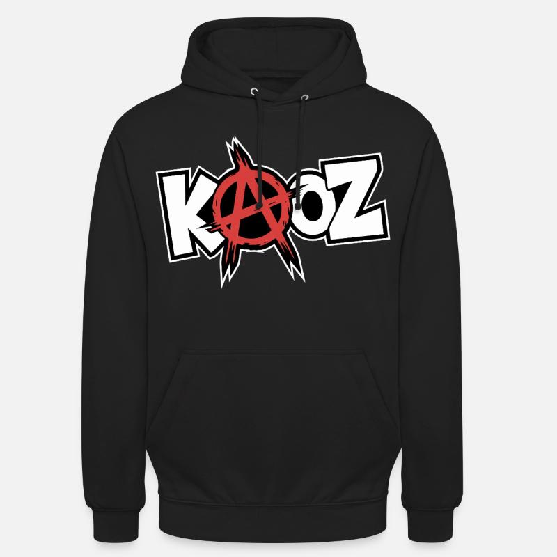 Kool KAOZ Anarchy Graffiti - Unisex Hoodie - black