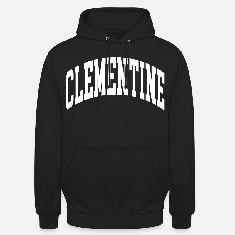Clémentine - Sweat-shirt à capuche unisexe - noir
