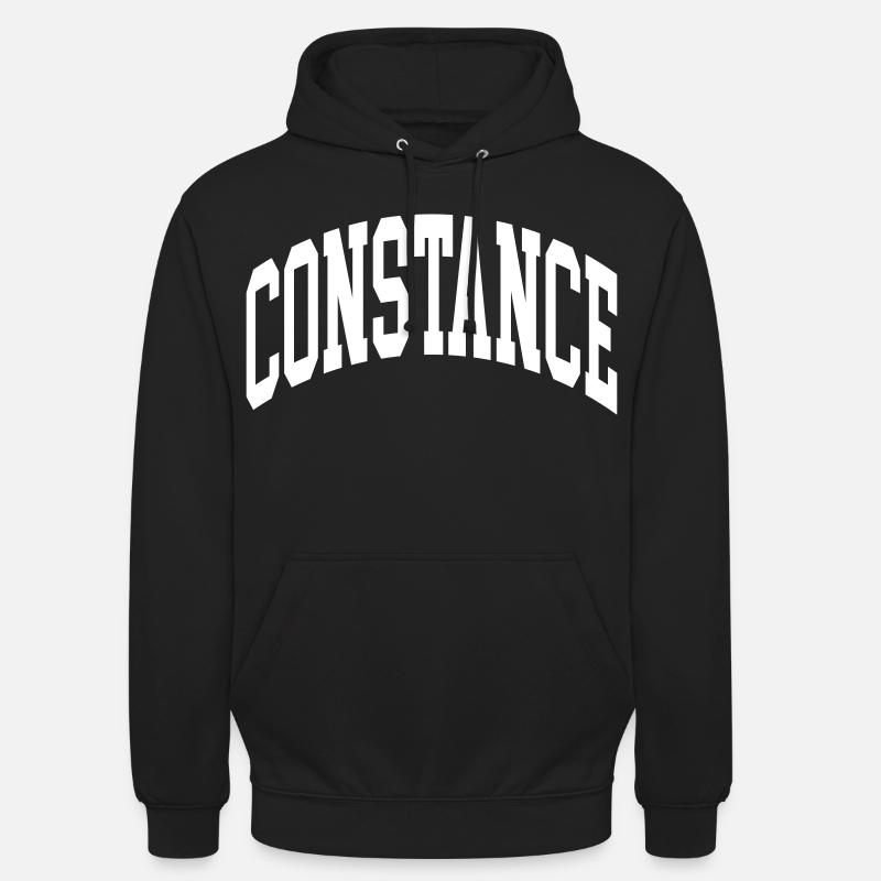 Constance - Sweat-shirt à capuche unisexe - noir