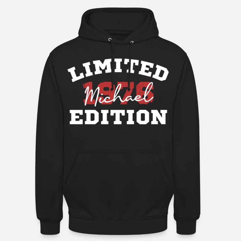 Édition limitée Michael 1976 - Sweat-shirt à capuche unisexe - noir