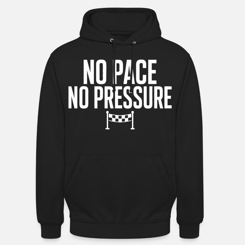 Pas de rythme, pas de pression - Sweat-shirt à capuche unisexe - noir