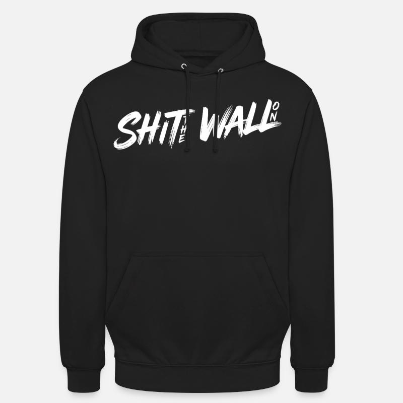 Arrête le mur - Sweat-shirt à capuche unisexe - noir