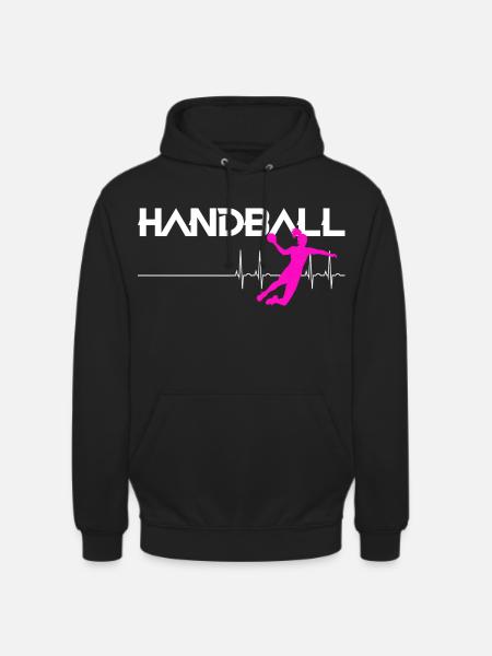 Handball - Unisex Hoodie - Schwarz