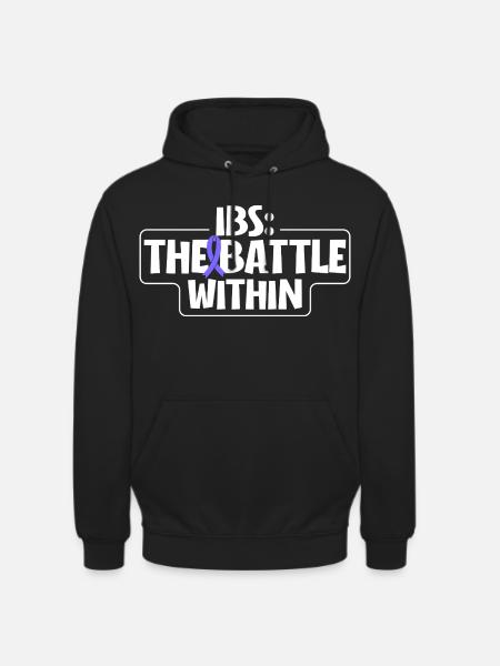 Reizdarm Awareness Design - Innerer Kampf - Unisex Hoodie - Schwarz
