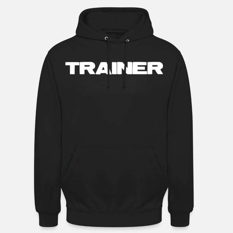 Puissance de l’entraîneur - Sweat-shirt à capuche unisexe - noir