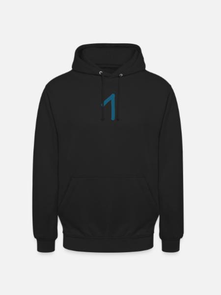 1 numéro un anniversaire - Sweat-shirt à capuche unisexe - noir