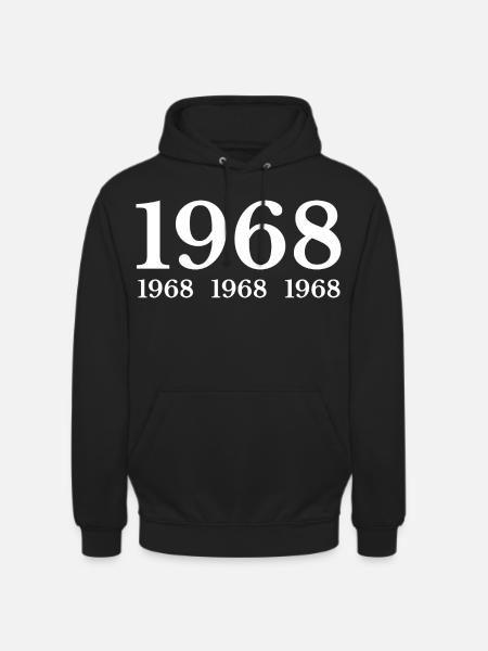 1968 - Unisex Hoodie - Schwarz