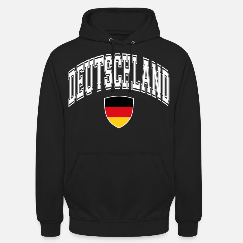 Drapeau de l’Allemagne - Sweat-shirt à capuche unisexe - noir
