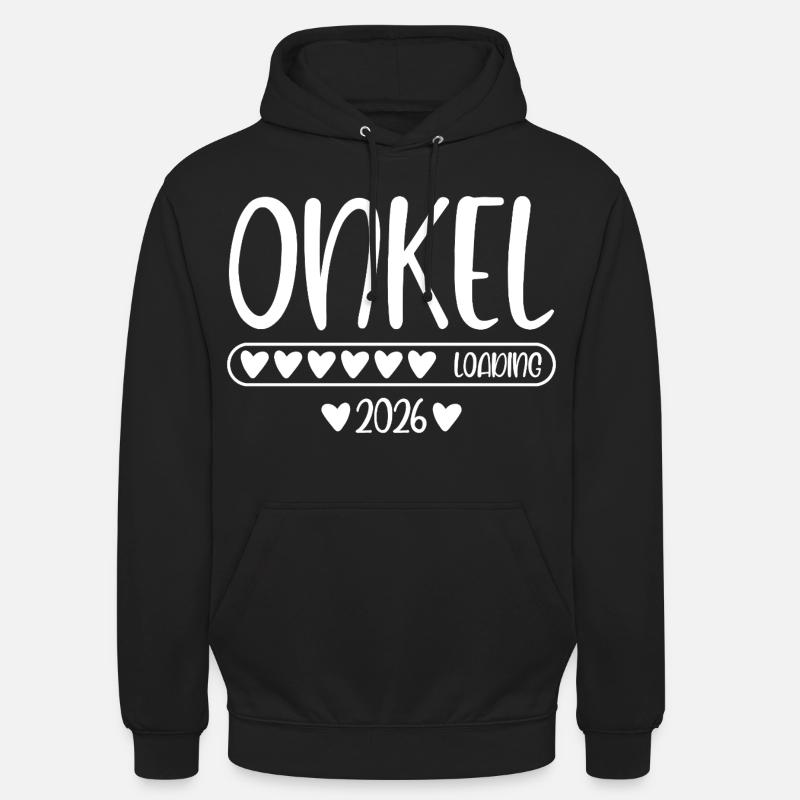 Onkel 2026 loading - Unisex Hoodie - Schwarz