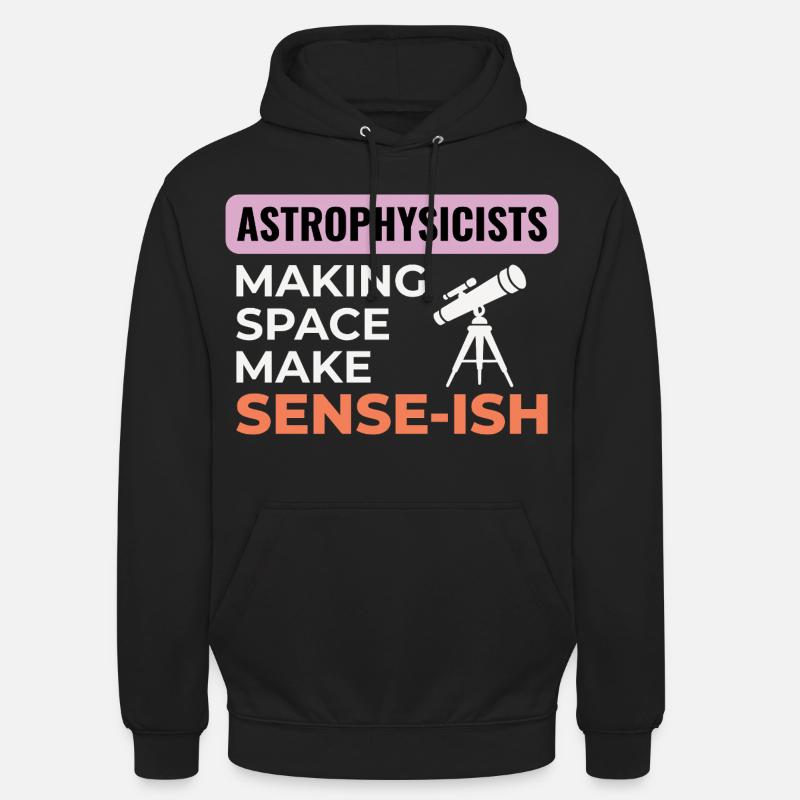 Science de l’espace Humour Design - Sweat-shirt à capuche unisexe - noir