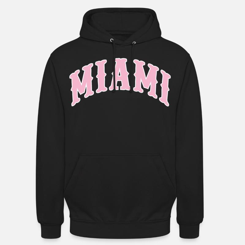 Miami - Sweat-shirt à capuche unisexe - noir