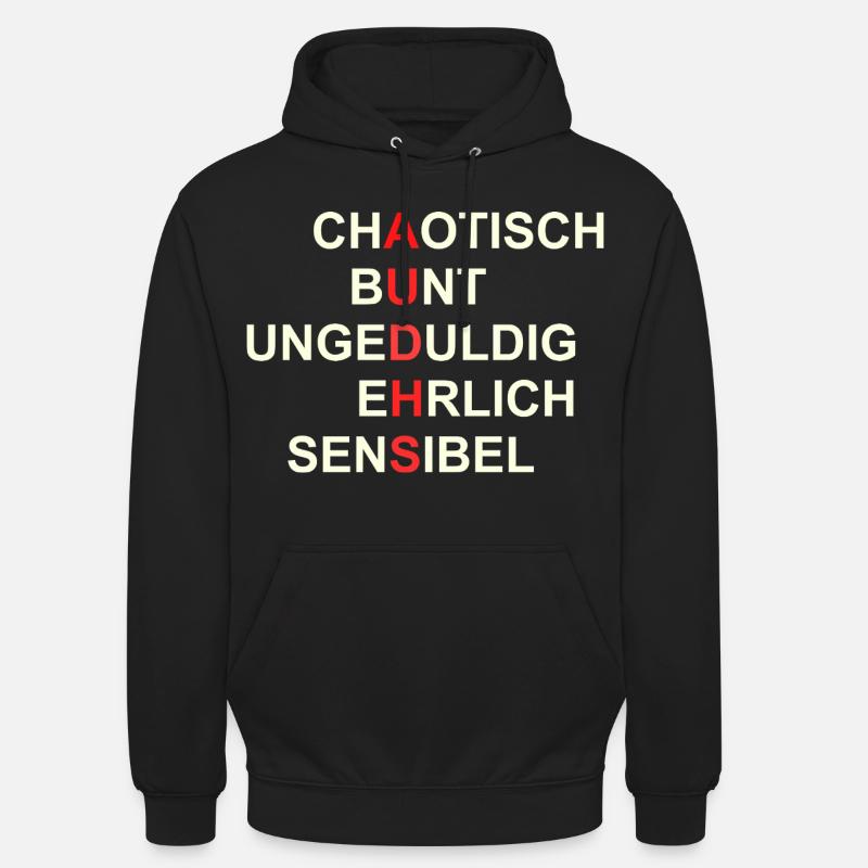 AUDHS Visibly different. Visible I. - Unisex Hoodie - black