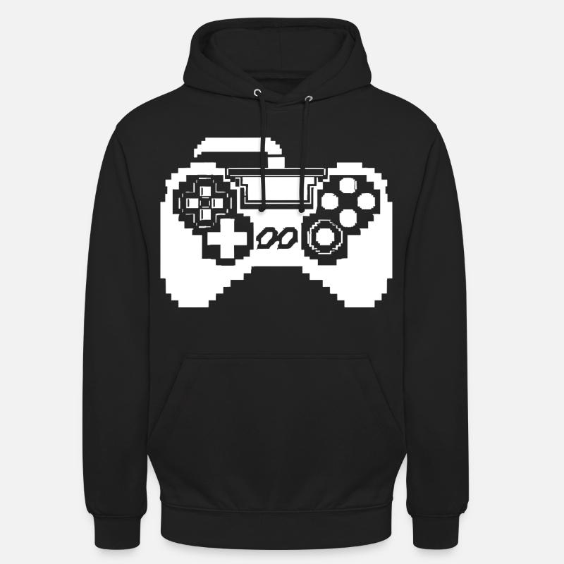 Game Controller Pixel Graphics Unisex Hoodie