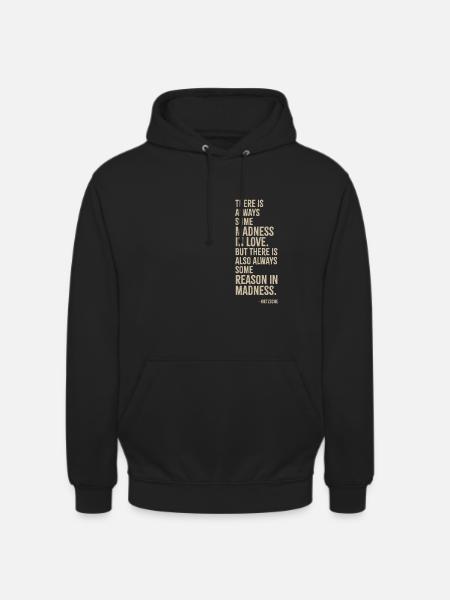 Amour - Sweat-shirt à capuche unisexe - noir
