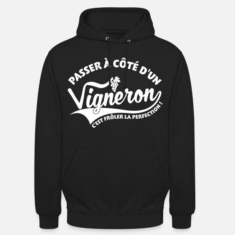 Winzer Perfektion - Unisex Hoodie - Schwarz