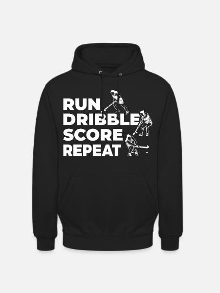 Feldhockeyspieler - Unisex Hoodie - Schwarz