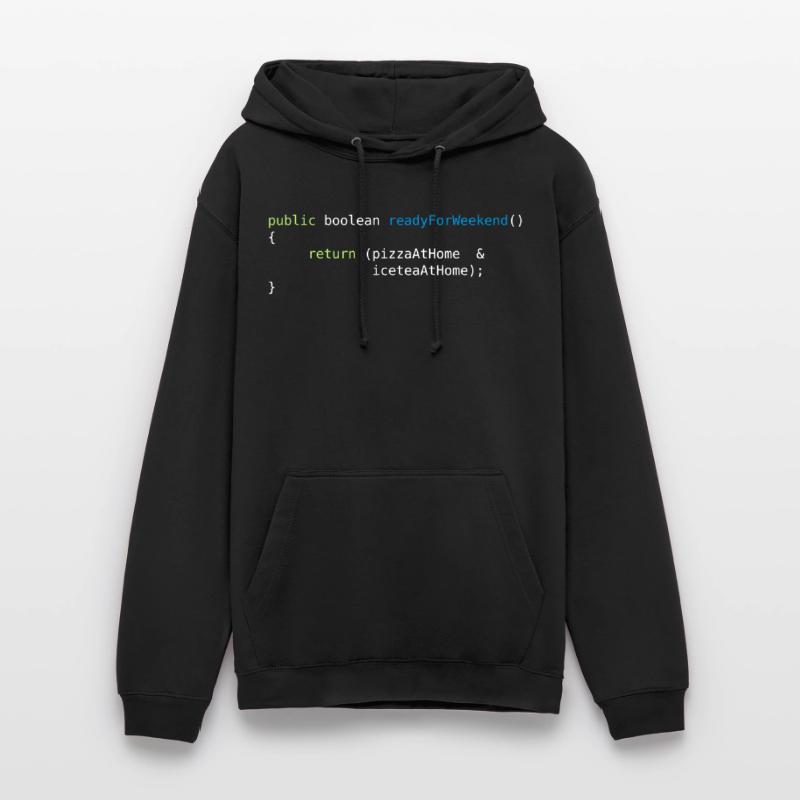 JAVA CODE - READY FOR WEEKEND Unisex Hoodie