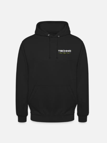 Techno No Sleep Mode - Unisex Hoodie - Schwarz