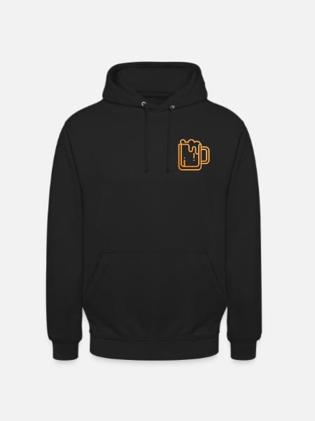 kleiner Bierkrug - Unisex Hoodie - Schwarz