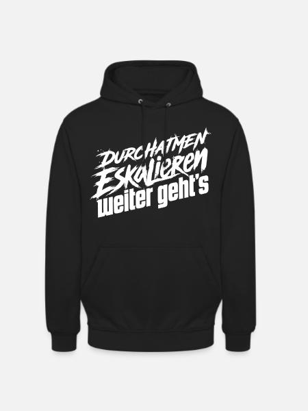 Nerven Behalten - Unisex Hoodie - Schwarz