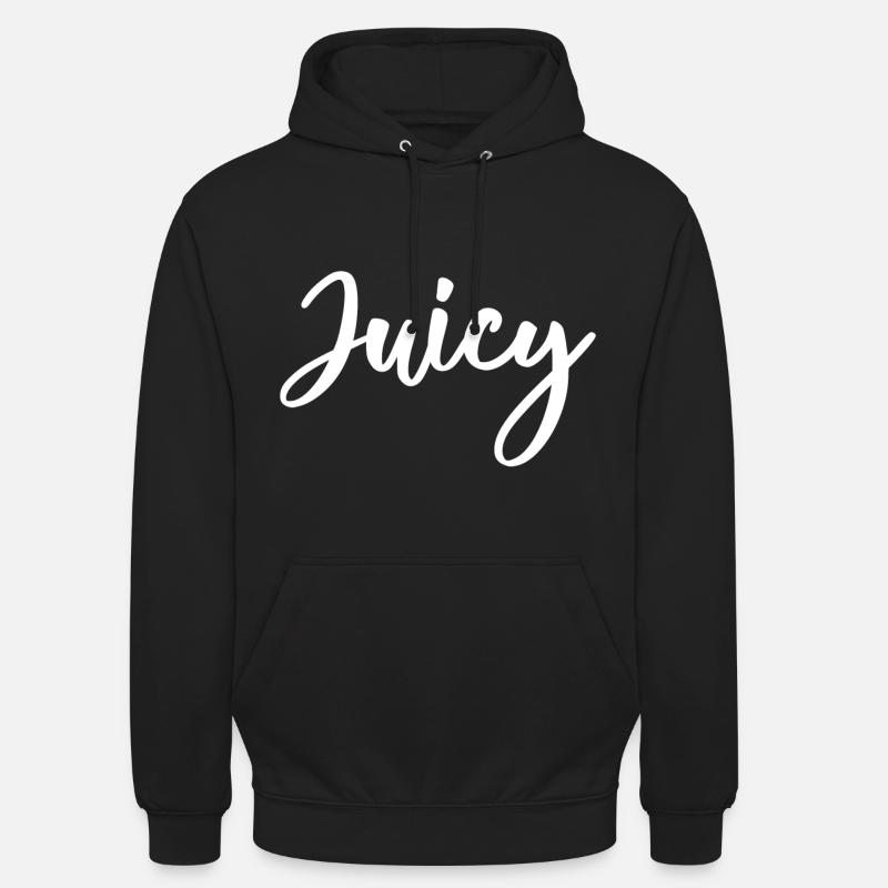 Juicy - Sweat-shirt à capuche unisexe - noir