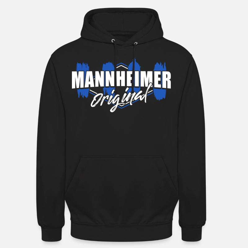 mannheimer original - Sweat-shirt à capuche unisexe - noir