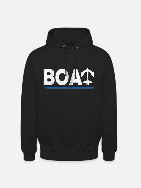 BOOT BOAT - Unisex Hoodie - Schwarz