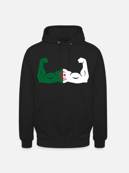 Algeria in Force - Unisex Hoodie - black