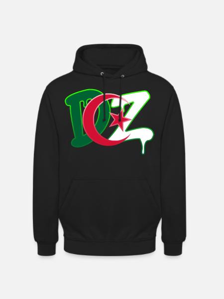 DZ Algerien - Unisex Hoodie - Schwarz