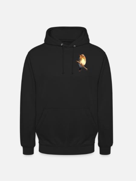 Wacholderdrossel - Unisex Hoodie - Schwarz